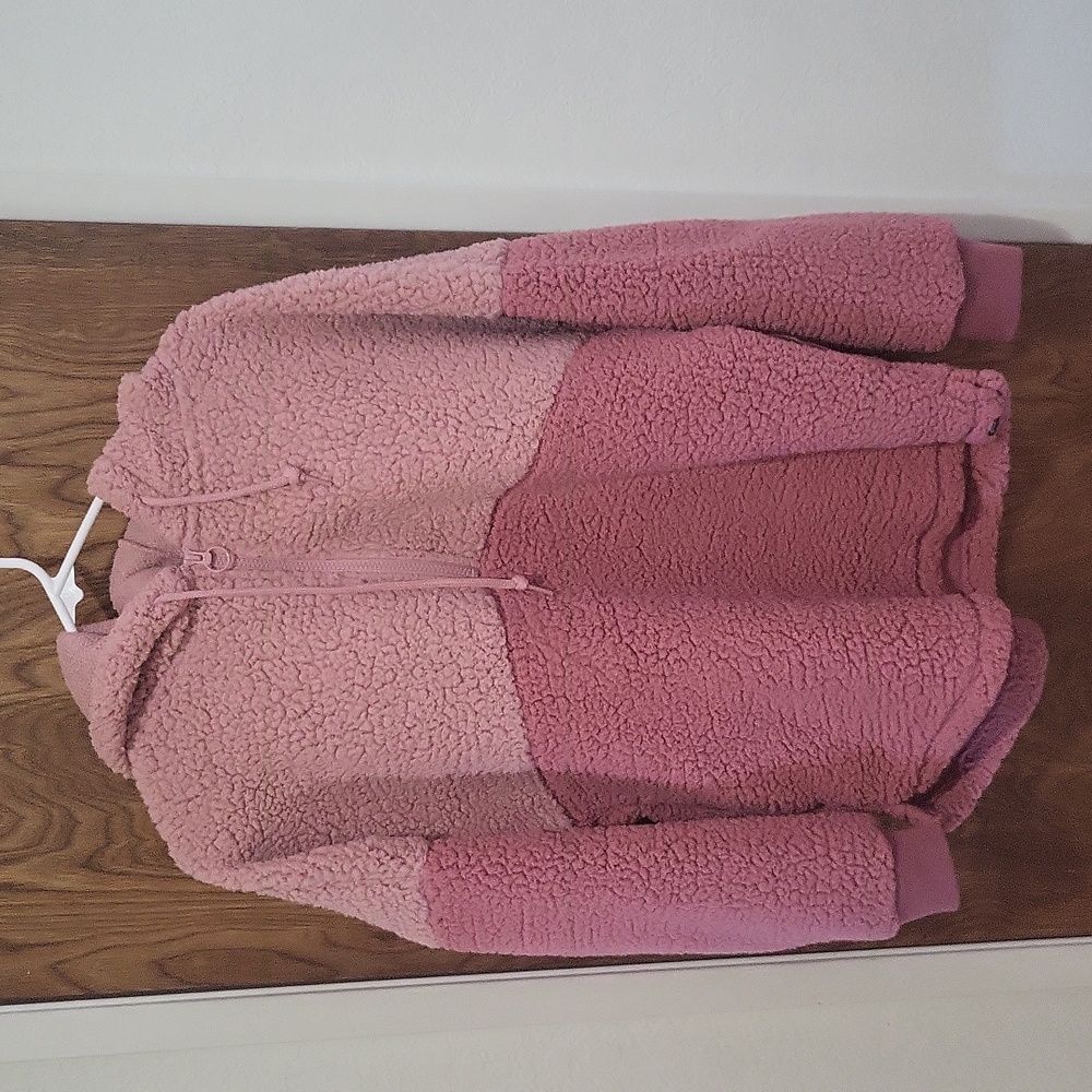 Victorias Secret PINK Teddy Half-Zip Hoodie